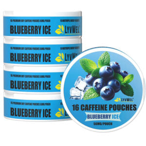 LyvWel Energy Pouches (Blueberry ICE 56mg) 5 PACK